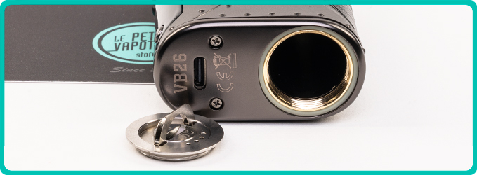 Compatibilit&eacute; avec accus 18650 du Kit VB26 Vaponaute